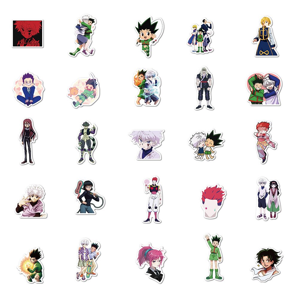 50PCS Hunter X Hunter Stickers