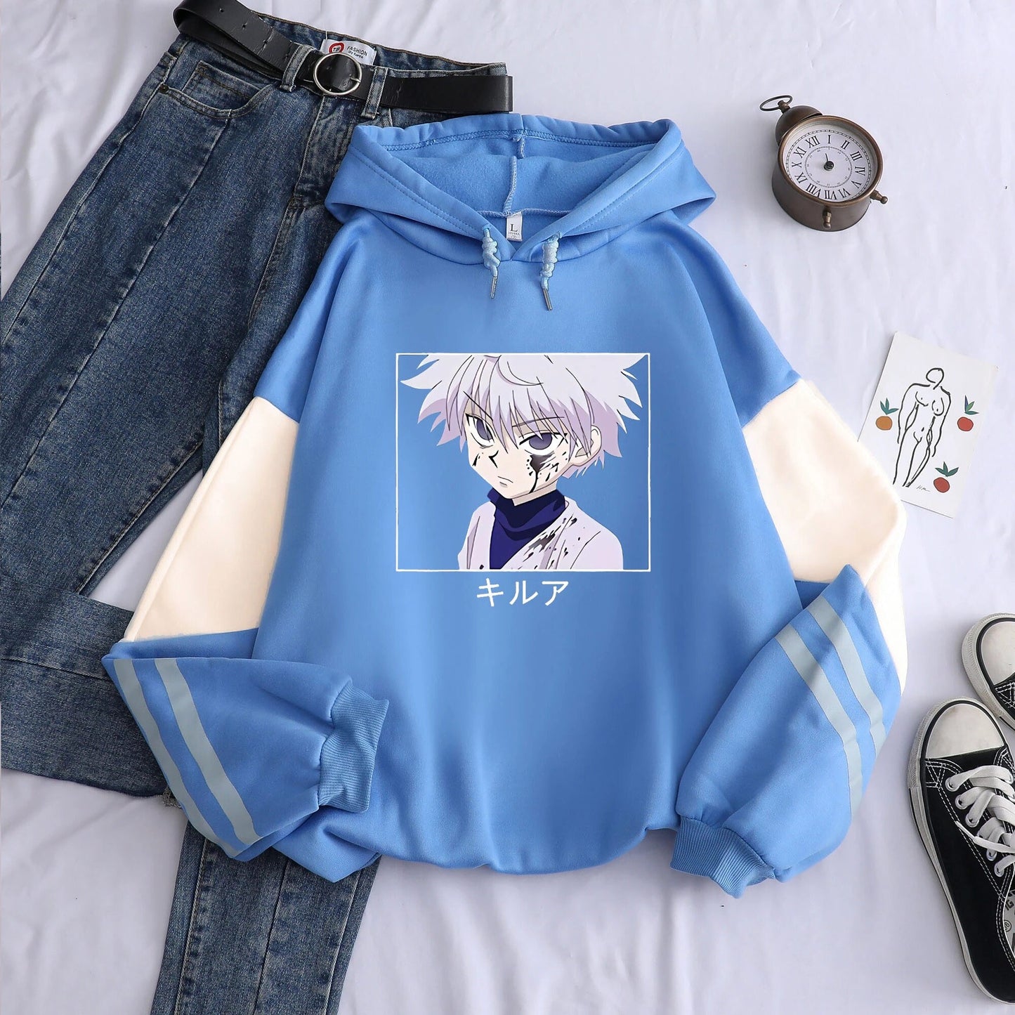 Killua Sad Japanese Style Hoodie