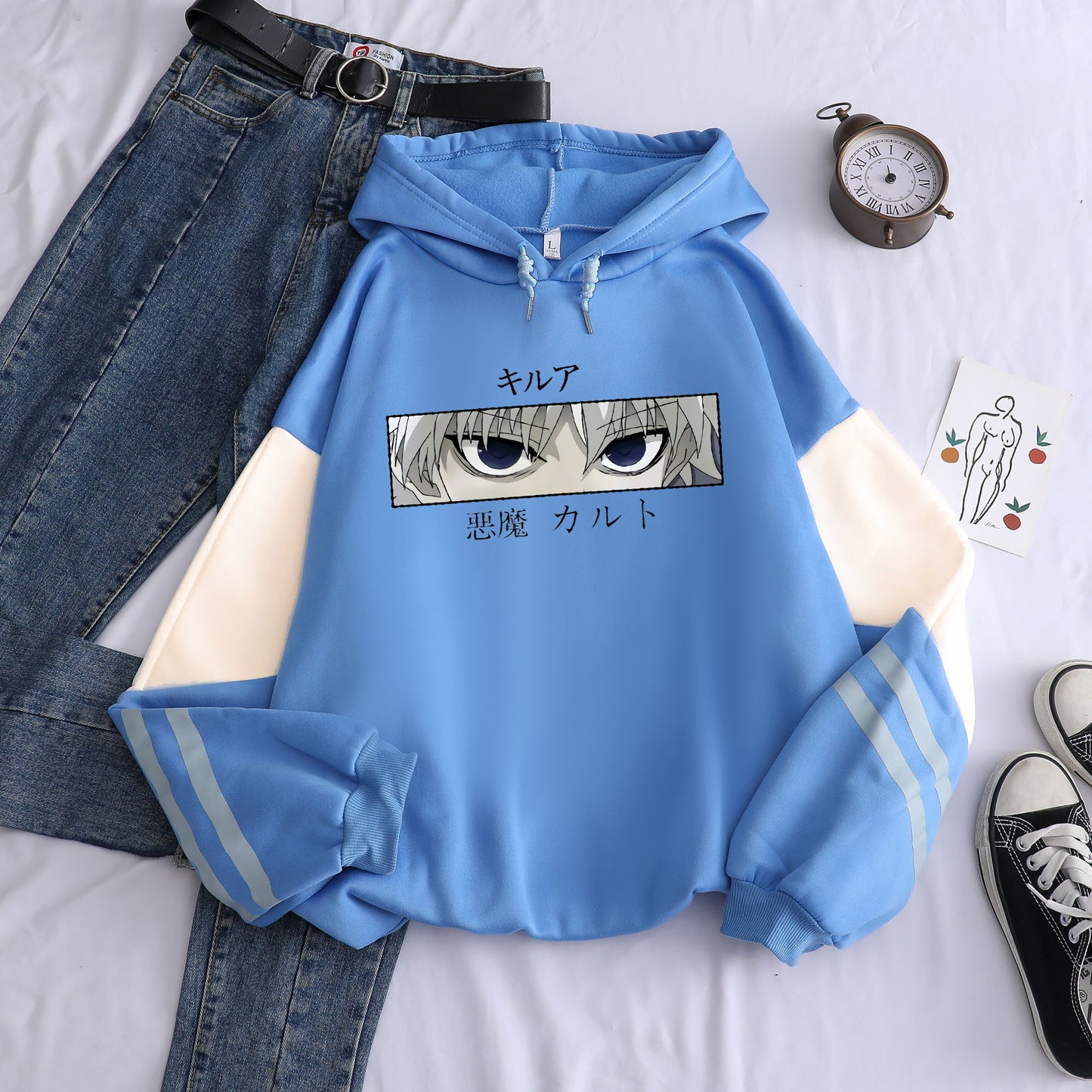 Killua Devil Eye Japanese Style Hoodie