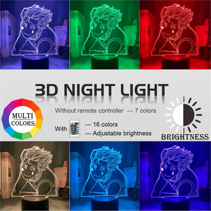 Hisoka 3D Led Anime Lamp ( Hunter x Hunter )